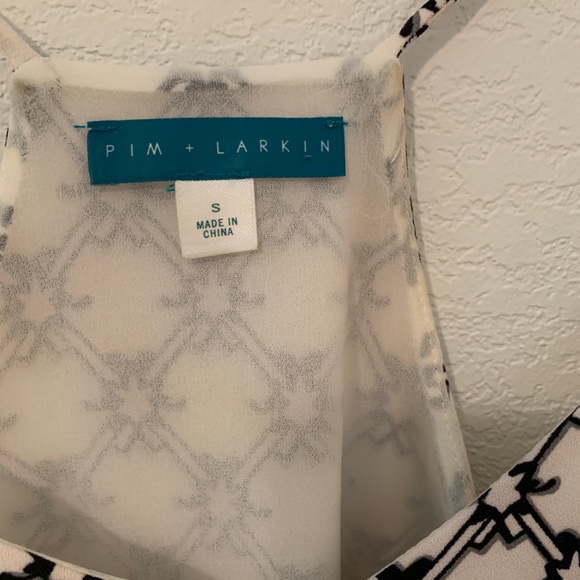 Pim + Larkin -- Black patterned dress - Picture 4 of 5